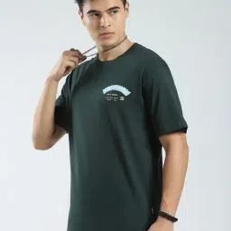 Rock.It Green Regular Fit Printed T-Shirt image 3