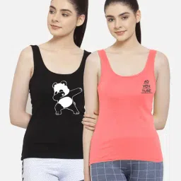 Friskers Multicolor Printed Camisole (Pack Of 2)-picture-15