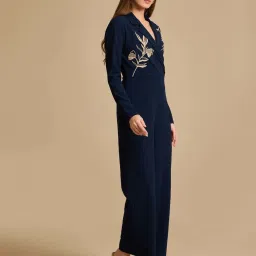 KAZO Blue Relaxed Fit Jumpsuit image 4