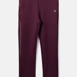 Crimsoune Club Kids Maroon Slim Fit Track Pant-picture-30