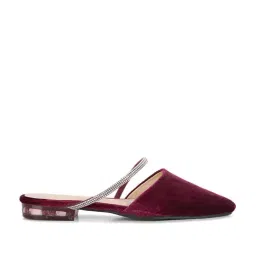 London Rag Women's Burgundy Mule Shoes-picture-16