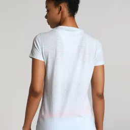 Puma Powder Blue Regular Fit Sports T-Shirt image 2