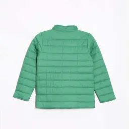 Allen Solly Boys Green Solid Full Sleeves Jacket image 2
