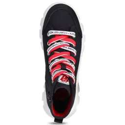 Skechers Women's Rolling Stone Black Ankle High Sneakers image 4