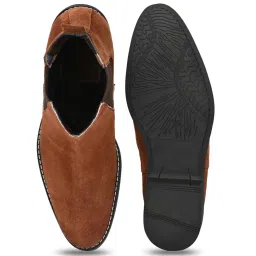 Eego Italy Men's Tan Chelsea Boots image 4