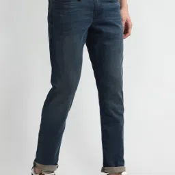 U.S. Polo Assn. Blue Cotton Slim Fit Jeans image 4