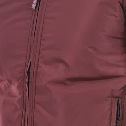 Integriti Wine & Navy Regular Fit Reversible Jacket image 4