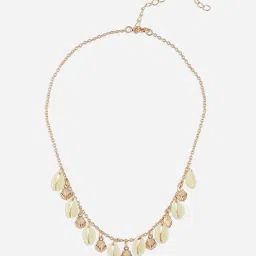 Toniq Gold-Plated White Shell Choker Necklace image 4