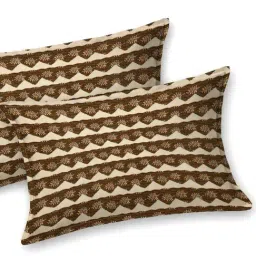 Living Roots Red 300 TC Cotton King Bedsheet with 2 Pillow Covers image 5