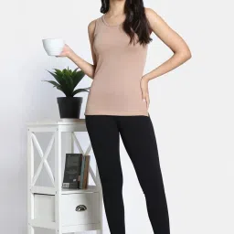 Zivame Beige Solid Camisole image 4