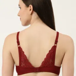 Leading Lady Maroon Full Coverage T-Shirt Bra image 2