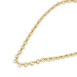 Accessorize London Real Gold-Plated Z Sun Chunky Chain Necklace image 4