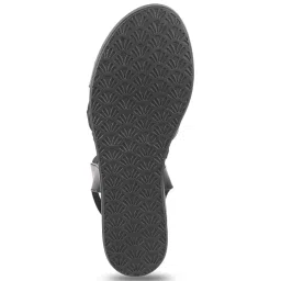 Walkway Women's Black Ankle Strap Sandals image 4