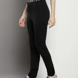 Calvin Klein Ck Black Solid Slim Fit Leggings image 4