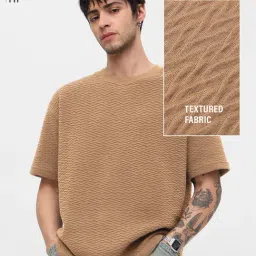 The Souled Store Brown Cotton Casual T-Shirt-picture-23