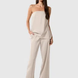 Forever New Grey Solid Pant image 4