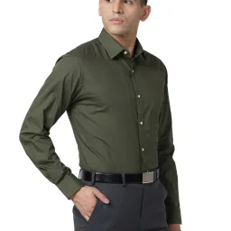 Raymond Green Cotton Classic Fit Shirts image 4