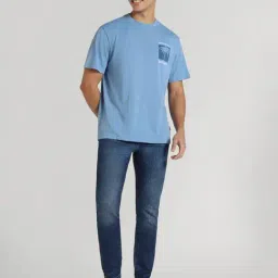American Eagle Blue Regular Fit Jeans image 5