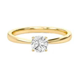 SHINE ETERNAL Lab Grown Diamond 14k (585) Yellow Gold Ring for Women-picture-47