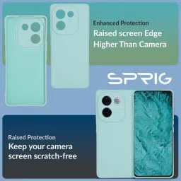 Sprig Back Cover for VIVO T3 PRO (Green) image 2