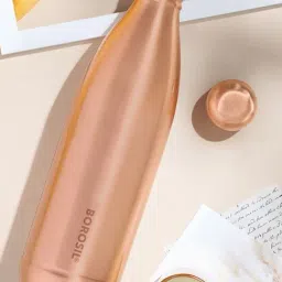 Borosil 1000 ml Canvas Copper Water Bottle-picture-29