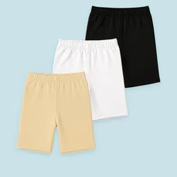 YK Girls Slim Fit 100% Cotton Cycling Shorts-picture-14