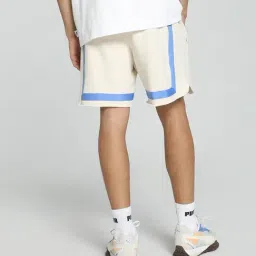 Puma SUPERSTITION Off White Cotton Regular Fit Sports Shorts image 2