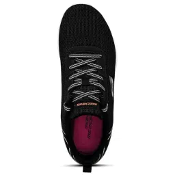 Skechers Women's Dynamight 2.0 Black & White Casual Sneakers image 4