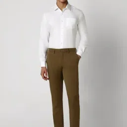 Van Heusen Brown Slim Fit Trousers image 5