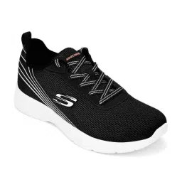 Skechers Women's Dynamight 2.0 Black & White Casual Sneakers image 2