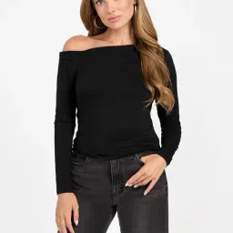 Guess Jet Black Julianna Regular Fit Top image 3