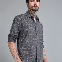 RIGS AND RAGS Men Classic Printed Casual Shirt image 3