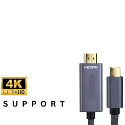 mak world MakWorld Type-C to USB C to HDMI Cable 2 m Length 4K 60Hz Blue image 4