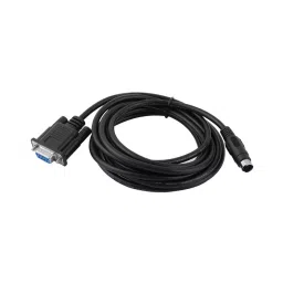 mak world MakWorld DB9 RS232 Female to 8 Pin DIN Male PLC Programming Extension Cable 3 m Length-picture-24