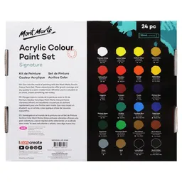 Mont Marte Acrylic Colour Paint Set of 24 X 36 ml image 2