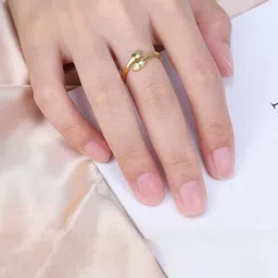 Teeragaj Set of 2 Hug Adjustable Finger Rings image 2