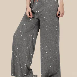 Esplendido Women Pack Of 2 Printed Mid-Rise Cotton Lounge Pants image 4