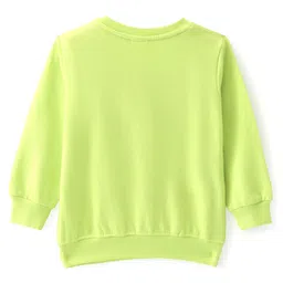 Babyhug 100% Cotton Knit Full Sleeves Sweatshirt with Emoji Print Pack of 2  - Multicolour image 5