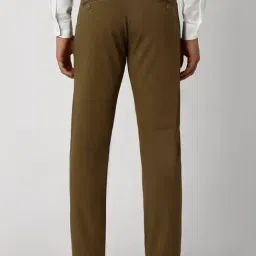 Van Heusen Brown Slim Fit Trousers image 2
