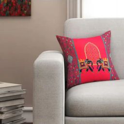 SEJ by Nisha Gupta Multicolor Cushion Covers - Set of 1-picture-10