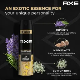 Axe Gold Temptation Bodyspray Deodorant - 215 ml image 4