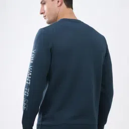 Monte Carlo Blue Printed Regular Fit T-Shirt image 2