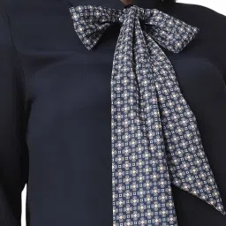 Van Heusen Navy Regular Fit Shirt image 4