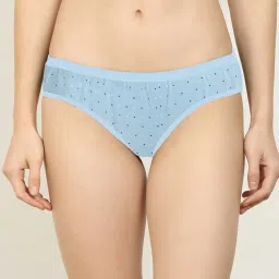 AROUSY Pink & Blue Printed Bikini Panties - Pack Of 6 image 4