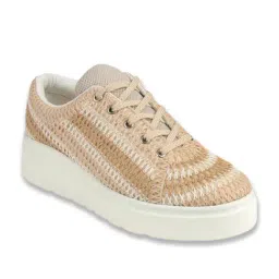 Metro Women's Beige Sneakers image 3