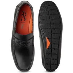 Ruosh Men's The Severo Black Loafers image 4