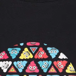 Clovia Pink & Navy Graphic Print Top With Pyjamas image 4