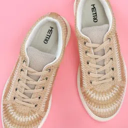 Metro Women's Beige Sneakers-picture-40