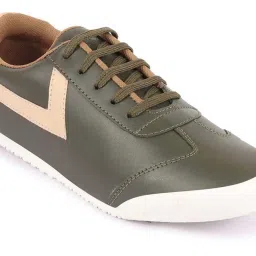 Fausto Men's Olive Casual Sneakers image 4