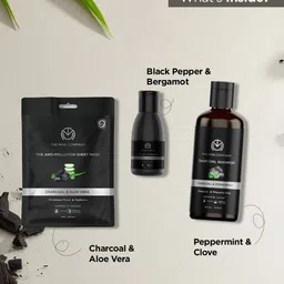 THE MAN COMPANY Set of 8 Ultimate Charcoal Grooming Kit image 2